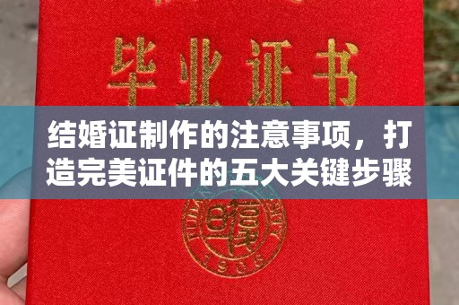 大田结婚证制作的注意事项，打造完美证件的五大关键步骤