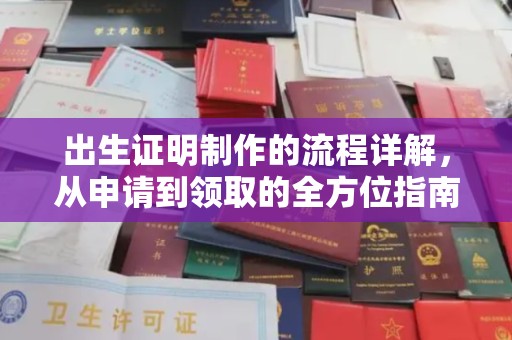 大田出生证明制作的流程详解，从申请到领取的全方位指南