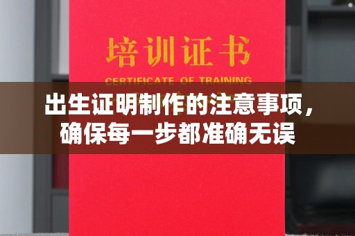 大田出生证明制作的注意事项，确保每一步都准确无误