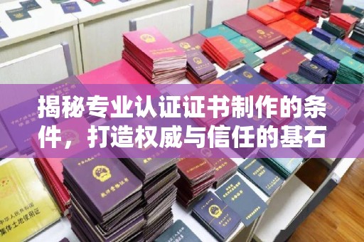 大田揭秘专业认证证书制作的条件，打造权威与信任的基石